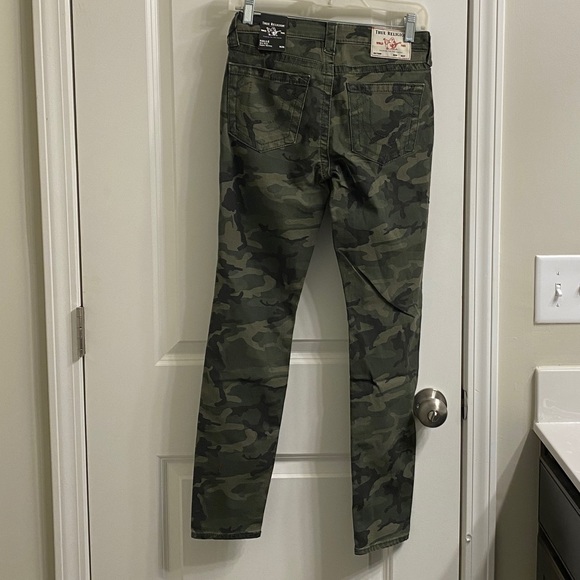 True Religion army green camouflaged Halle super skinny jeans - Picture 11 of 15